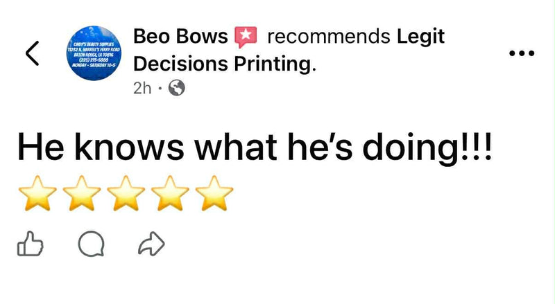 Five star review: He knows what he's doing!